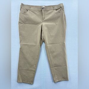3For$20 Cato Khaki NWOT Pants size: 24W Petite